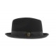 Chapeau Pork Pie Noir Broadway Herman ANCIENNES COLLECTIONS divers