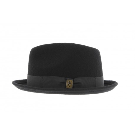 Chapeau Pork Pie Noir Broadway Herman ANCIENNES COLLECTIONS divers