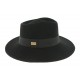 Chapeau Fedora Femme Noir Curtis par Herman ANCIENNES COLLECTIONS divers