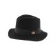 Chapeau Fedora Noir Mou Maxwell Herman ANCIENNES COLLECTIONS divers