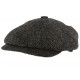 Casquette gavroche noire Chinée Seven par Mayser ANCIENNES COLLECTIONS divers