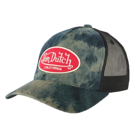 Casquette Trucker Von Dutch MC92 Bleu Jean ANCIENNES COLLECTIONS divers