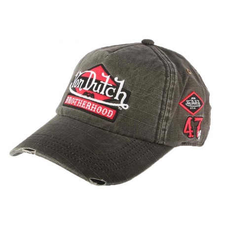 Casquette Baseball Von Dutch Jack Grise ANCIENNES COLLECTIONS divers