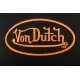 Casquette Trucker Von Dutch Noir et Orange Matt ANCIENNES COLLECTIONS divers