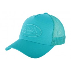 Casquette Baseball Von Dutch Turquoise BM ANCIENNES COLLECTIONS divers