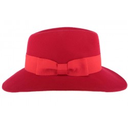 Chapeau femme rouge en feutre Stael ANCIENNES COLLECTIONS divers