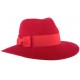 Chapeau femme rouge en feutre Stael ANCIENNES COLLECTIONS divers