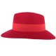 Chapeau femme rouge en feutre Stael ANCIENNES COLLECTIONS divers