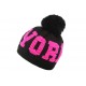 Bonnet NY Noir et Rose Neyra ANCIENNES COLLECTIONS divers