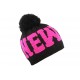 Bonnet NY Noir et Rose Neyra ANCIENNES COLLECTIONS divers