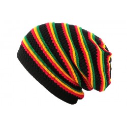 Bonnet Rasta Noir Jaune Rouge Selah ANCIENNES COLLECTIONS divers