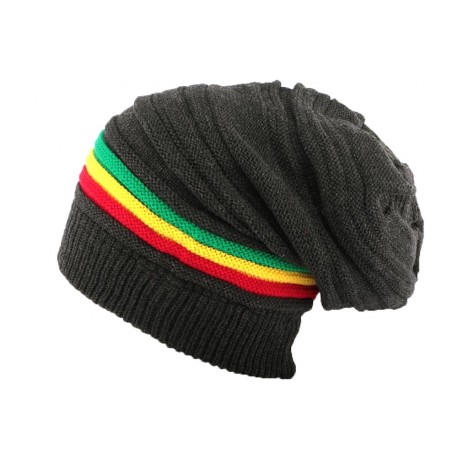 Bonnet rasta Gris Long Jamaique ANCIENNES COLLECTIONS divers