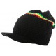 Bonnet Casquette Rasta Noir Vert Jaune Rouge Zion BONNETS Léon montane