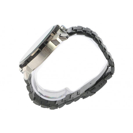 Grosse Montre Homme Noire Métal Akel Grosse Montre Homme Noire Métal Akel