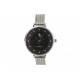 Montre femme noire bracelet argent Mary Montre GG Luxe