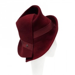 Chapeau feutre anthracite Andrac Céline Robert ANCIENNES COLLECTIONS divers