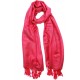 Echarpe Pashmina Rose Vif Bombay Echarpe Léon montane