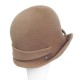 Chapeau Cloche Ghall Camel par Céline Robert ANCIENNES COLLECTIONS divers