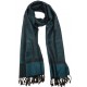 Echarpe Pashmina Bleu Pétrole Delhi Echarpe Léon montane