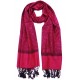 Echarpe Pashmina Violet Rouge Delhi ANCIENNES COLLECTIONS divers