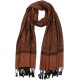 Echarpe pashmina Marron Clair Delhi ANCIENNES COLLECTIONS divers