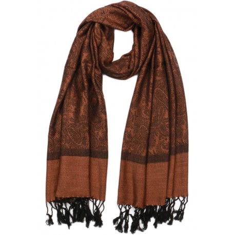 Echarpe pashmina Marron Clair Delhi ANCIENNES COLLECTIONS divers