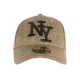 Casquette Baseball NY Marron Chiné ANCIENNES COLLECTIONS divers