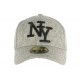 Casquette Baseball NY Gris et Noire Chiné ANCIENNES COLLECTIONS divers