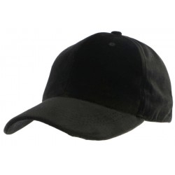 Casquette Baseball Vintage Noir Velours ANCIENNES COLLECTIONS divers