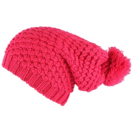 Bonnet Pompon Rasta Rose Erwan ANCIENNES COLLECTIONS divers