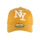 Casquette Baseball NY Jaune façon daim ANCIENNES COLLECTIONS divers