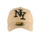 Casquette Baseball NY Beige façon daim ANCIENNES COLLECTIONS divers
