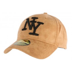Casquette Baseball NY Camel façon daim ANCIENNES COLLECTIONS divers
