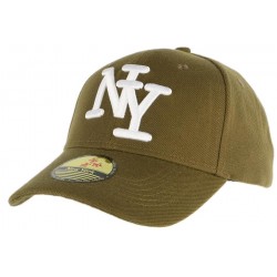 Casquette NY Enfant vert kaki de 7 à 12 ans ANCIENNES COLLECTIONS divers