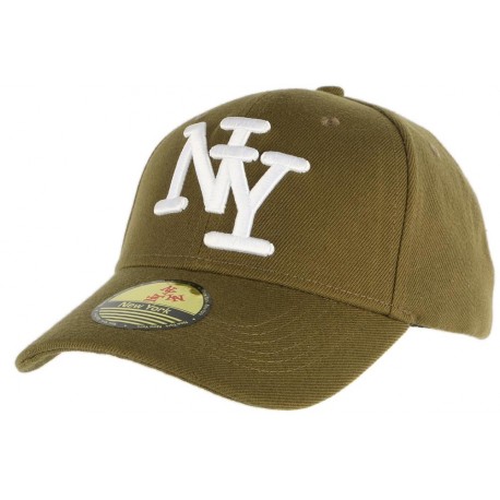 Casquette NY Enfant vert kaki de 7 à 12 ans ANCIENNES COLLECTIONS divers