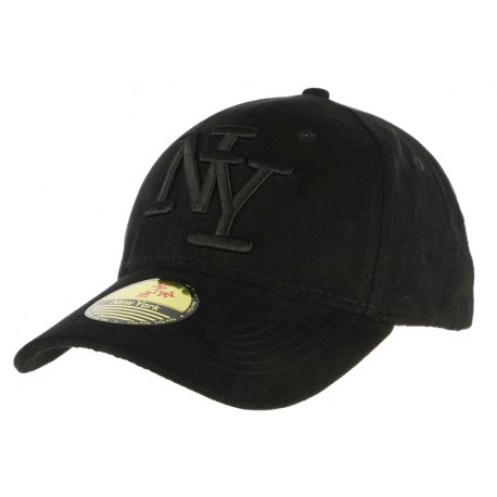 Casquette NY Enfant Noir Velours Bloom 7 à 12 ans ANCIENNES COLLECTIONS divers