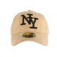 Casquette NY Enfant Beige Velours Bloom 7 à 12 ans ANCIENNES COLLECTIONS divers