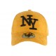 Casquette NY Enfant Jaune Velours Bloom 7 à 12 ans ANCIENNES COLLECTIONS divers