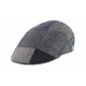 Casquette Plate Bleu en Patchwork Boxer ANCIENNES COLLECTIONS divers