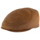 Casquette Marron en simili Cuir Création Française CASQUETTES Léon montane