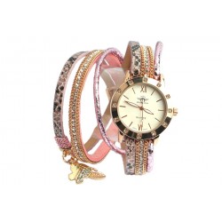 Montre Fantaisie Femme bracelet double Rose Myu ANCIENNES COLLECTIONS divers