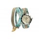 Montre Fantaisie Femme bracelet double Bleu Myu ANCIENNES COLLECTIONS divers