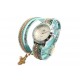 Montre Fantaisie Femme bracelet double Bleu Myu ANCIENNES COLLECTIONS divers