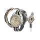 Montre femme bracelet double Grise Mylta ANCIENNES COLLECTIONS divers