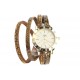 Montre Bracelet double tour Doré Strass Jaly ANCIENNES COLLECTIONS divers