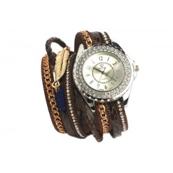 Montre bracelet fantaisie Marron Lorya ANCIENNES COLLECTIONS divers