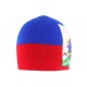 Bonnet Drapeau Haiti Bleu et Rouge BONNETS Nyls Création