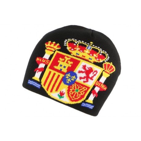 Bonnet Espagne Noir Jaune Rouge BONNETS Nyls Création