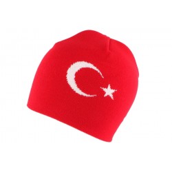 Bonnet Turquie Rouge et Blanc BONNETS Nyls Création