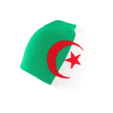 Bonnet Algerie Vert et Blanc BONNETS Nyls Création